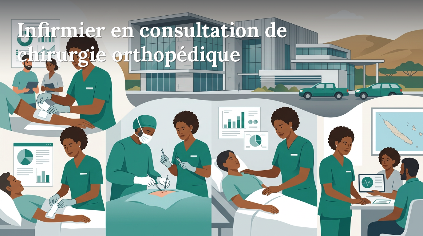Illustration du poste : Infirmier(e) en consultation de chirurgie orthopédique