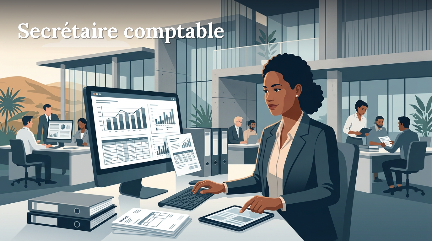 Illustration du poste : Secrétaire comptable