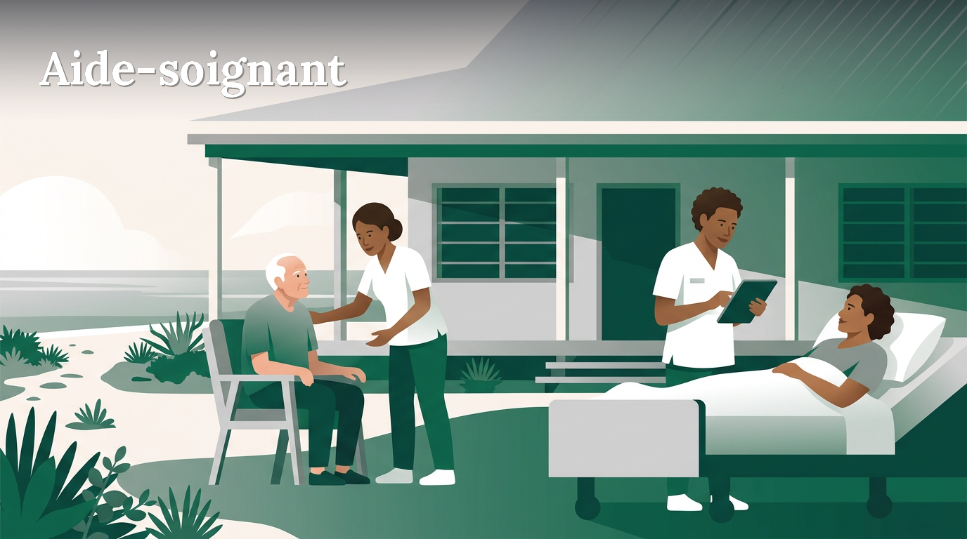 Illustration du poste : Aide-soignant