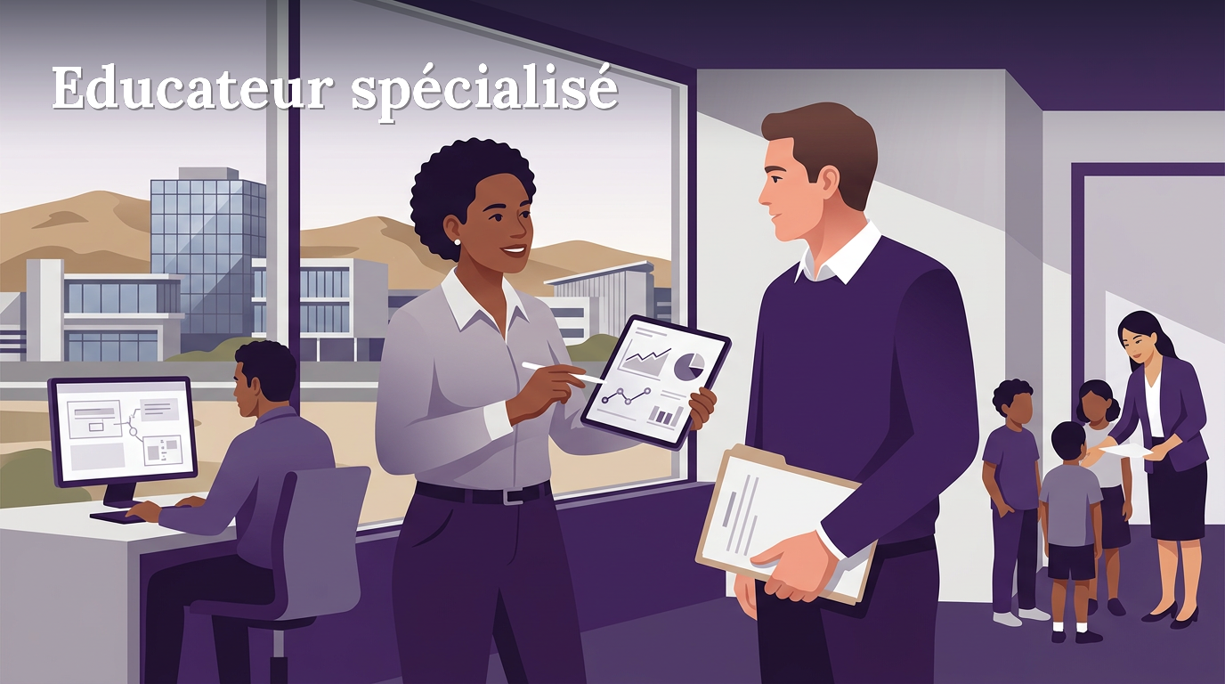 Illustration du poste : Educateur spécialisé