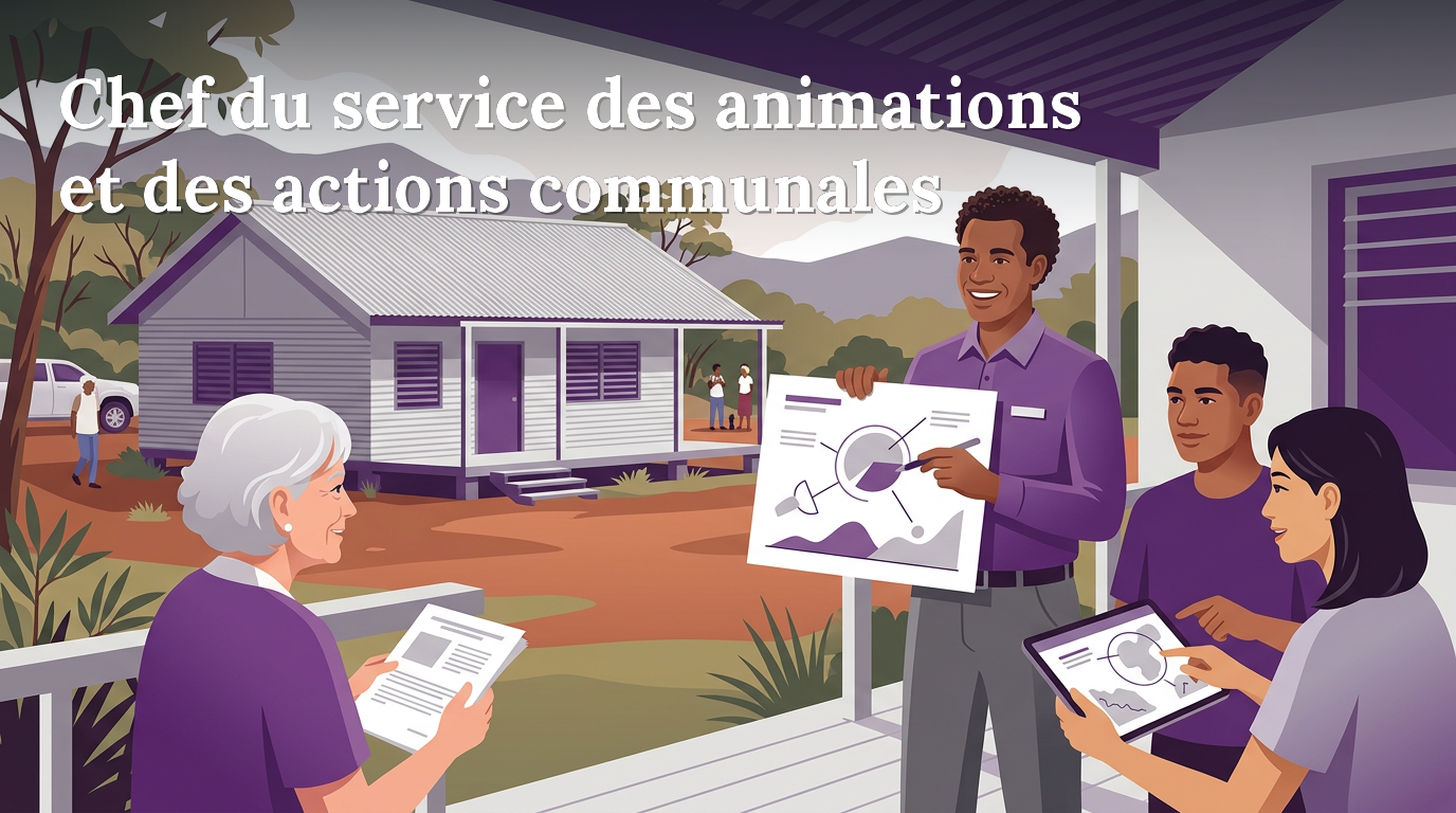 Illustration du poste : Chef du service des animations et des actions communales