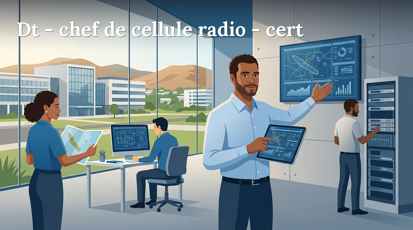 Illustration du poste : Dt - chef de cellule radio - cert