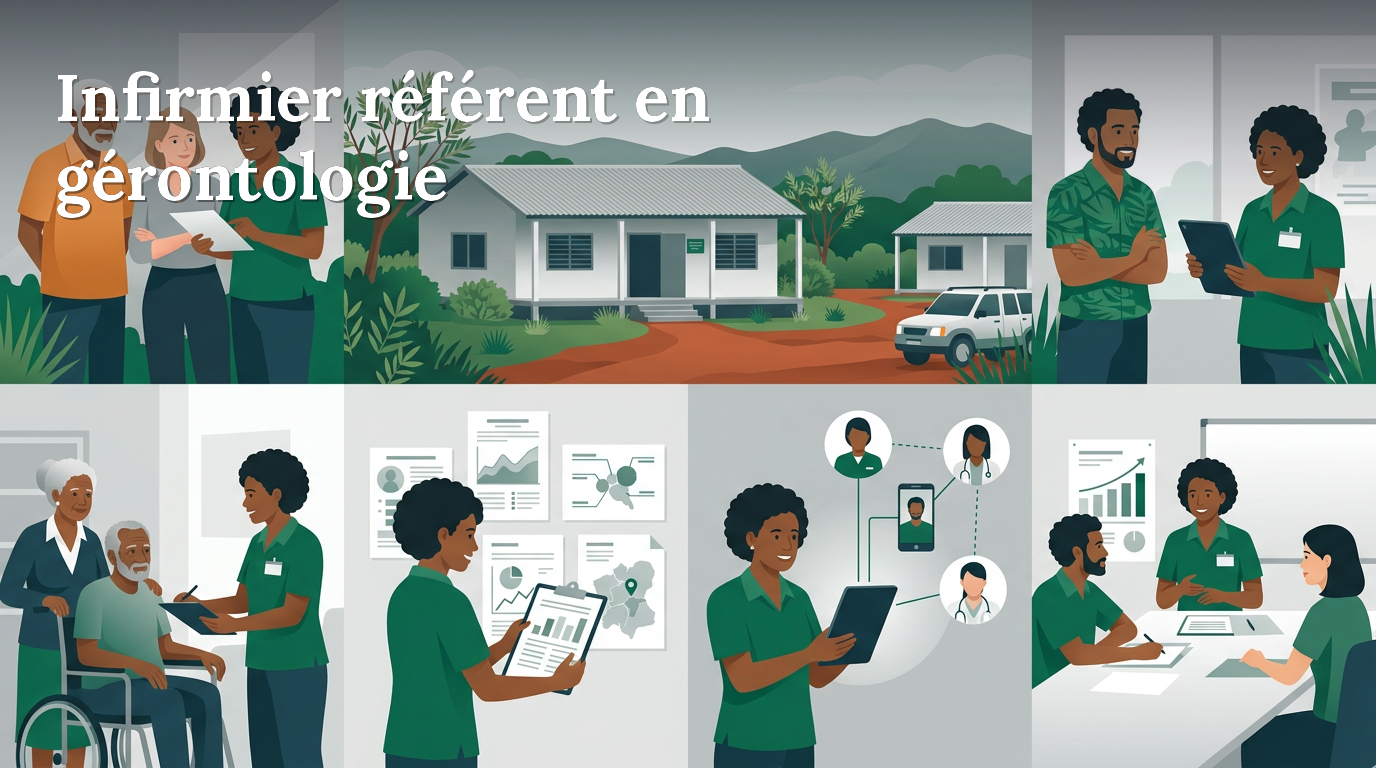 Illustration du poste : Infirmier référent en gérontologie - Côte Est de Poindimié