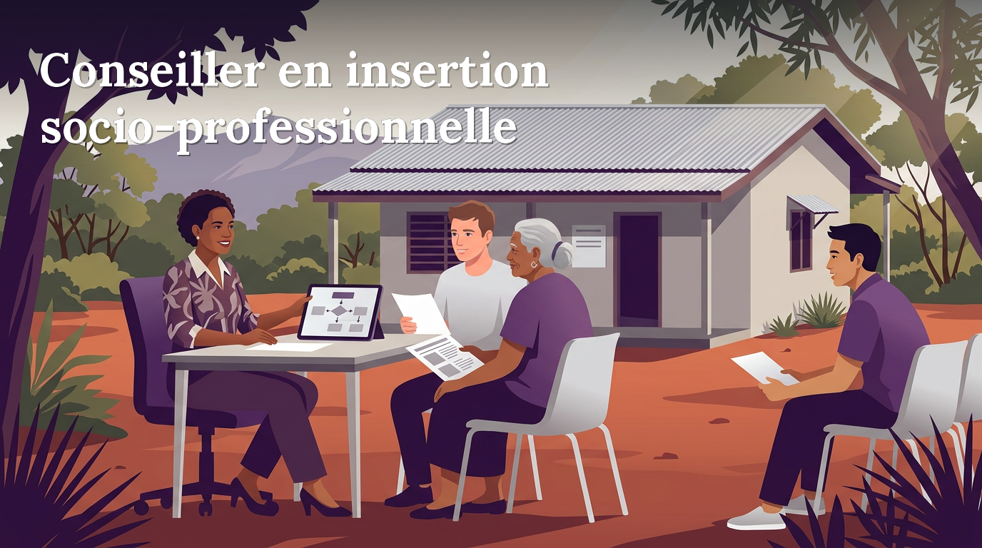 Illustration du poste : Conseiller(e) en insertion socio-professionnelle - Koumac