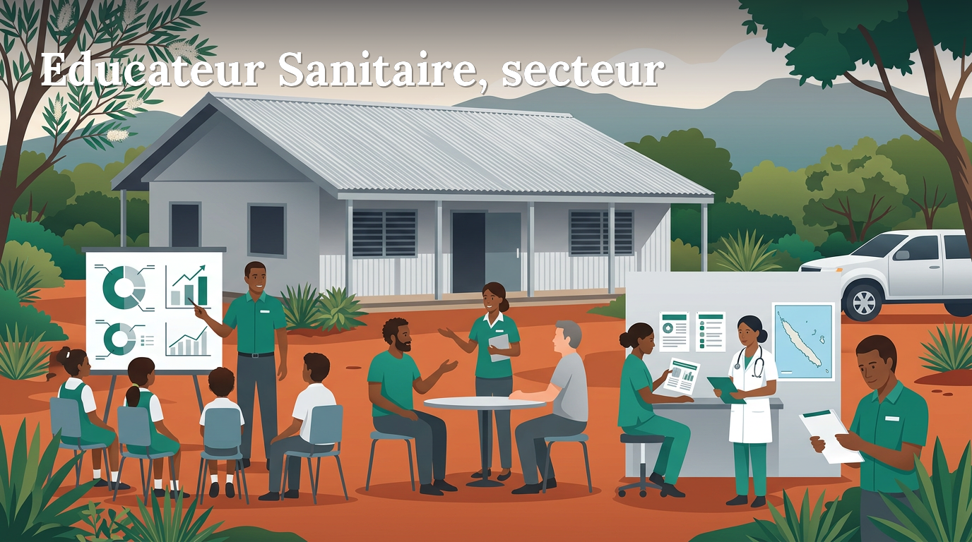 Illustration du poste : Educateur Sanitaire, secteur Pouébo/Hienghène