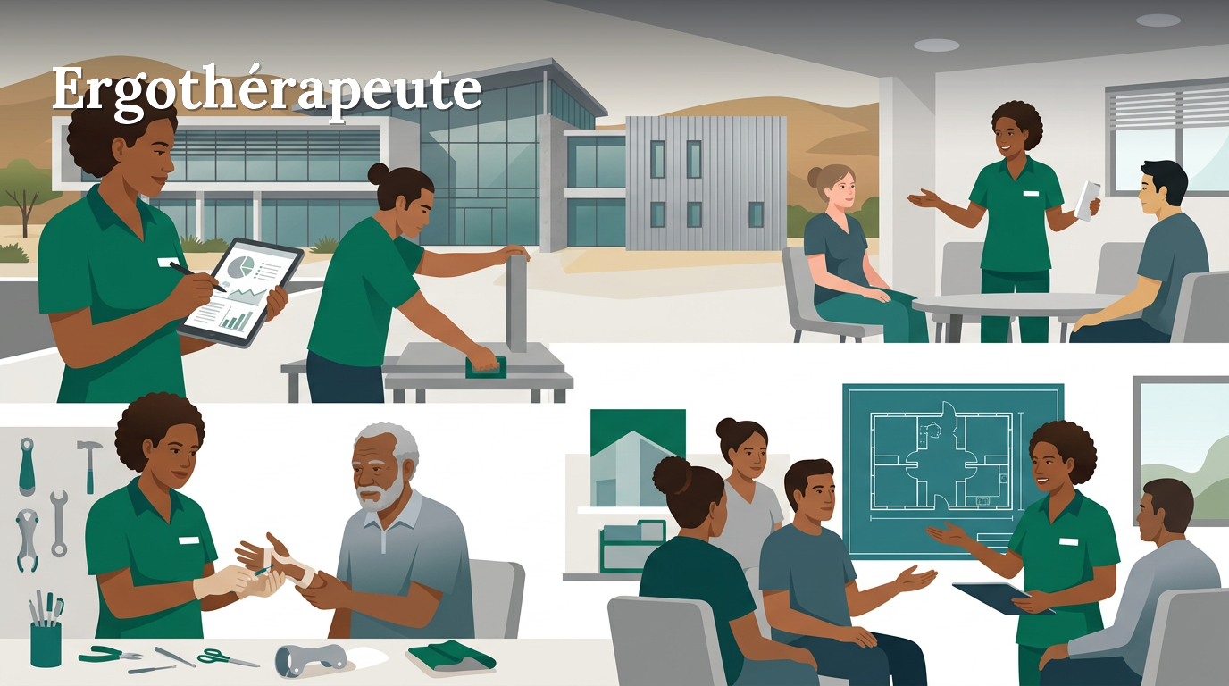Illustration du poste : Ergothérapeute