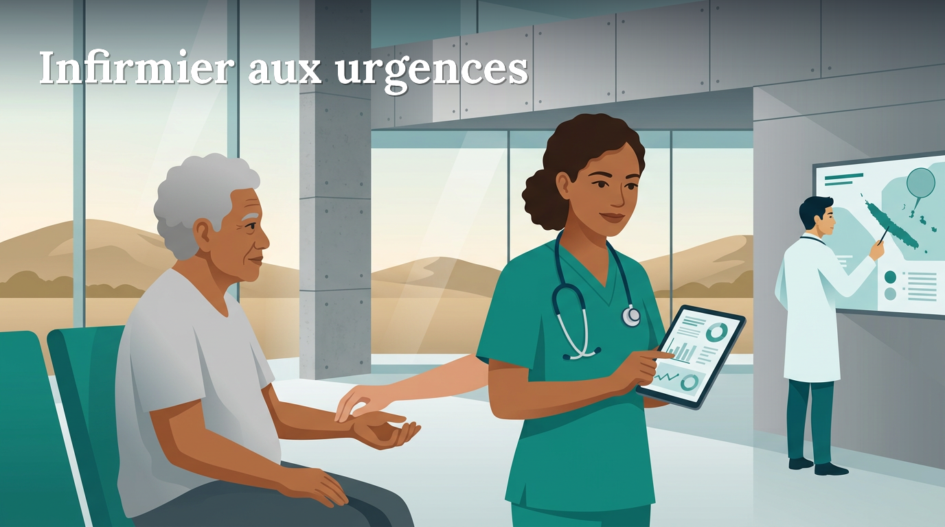 Illustration du poste : Infirmier(e) aux urgences