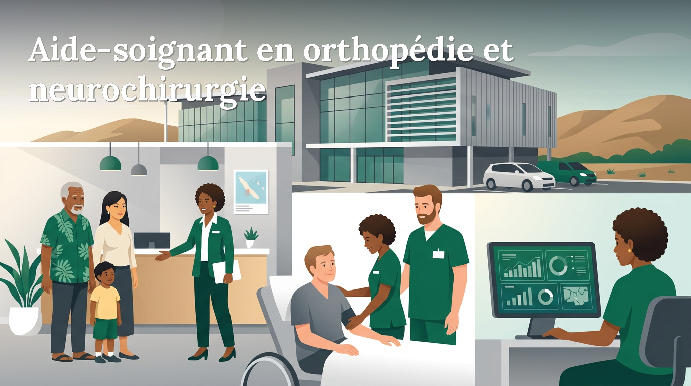 Illustration du poste : Aide-soignant en orthopédie et neurochirurgie