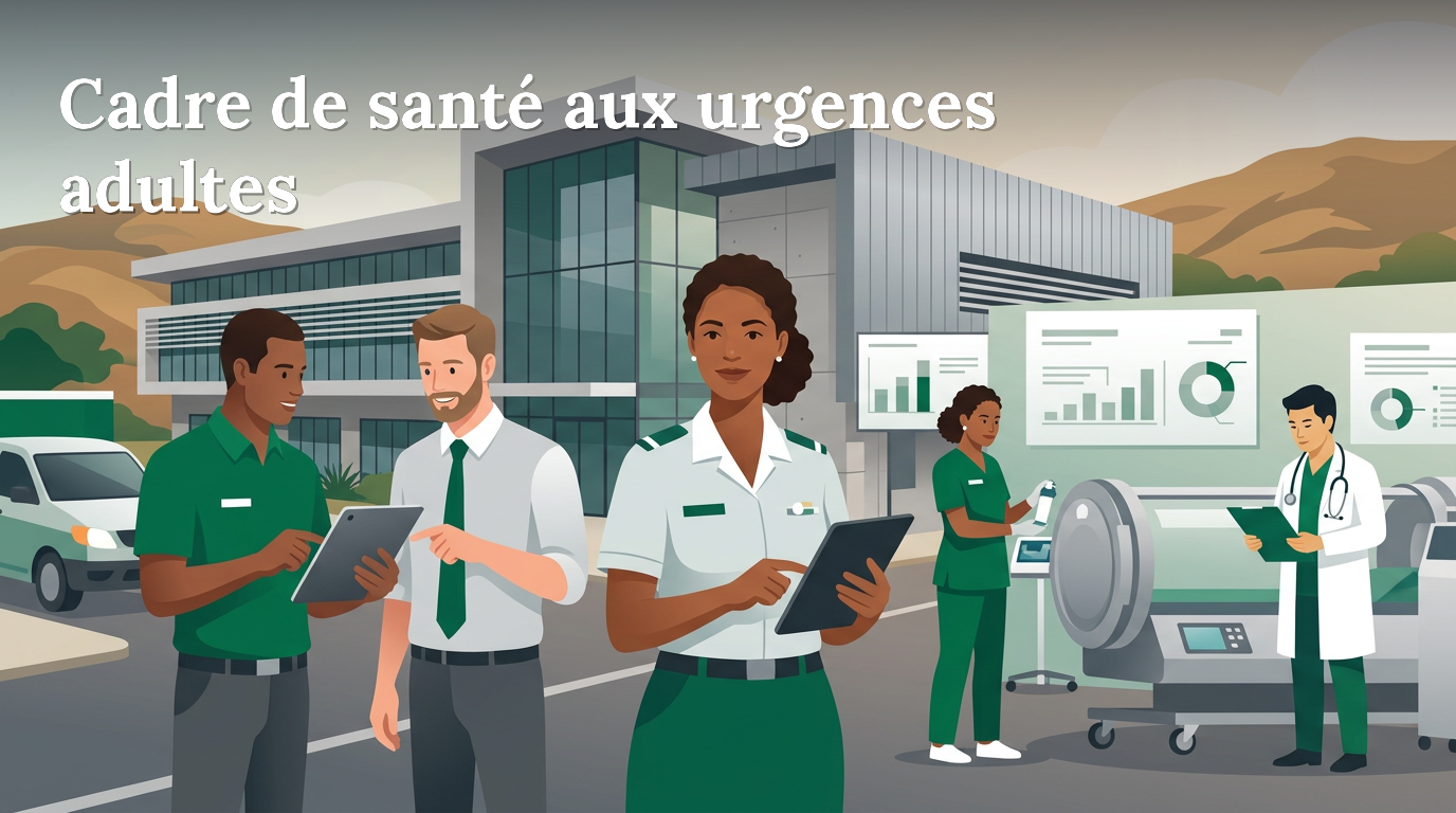 Illustration du poste : Cadre de santé aux urgences adultes - SAMU/SMUR