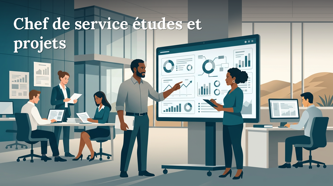 Illustration du poste : Chef de service études et projets