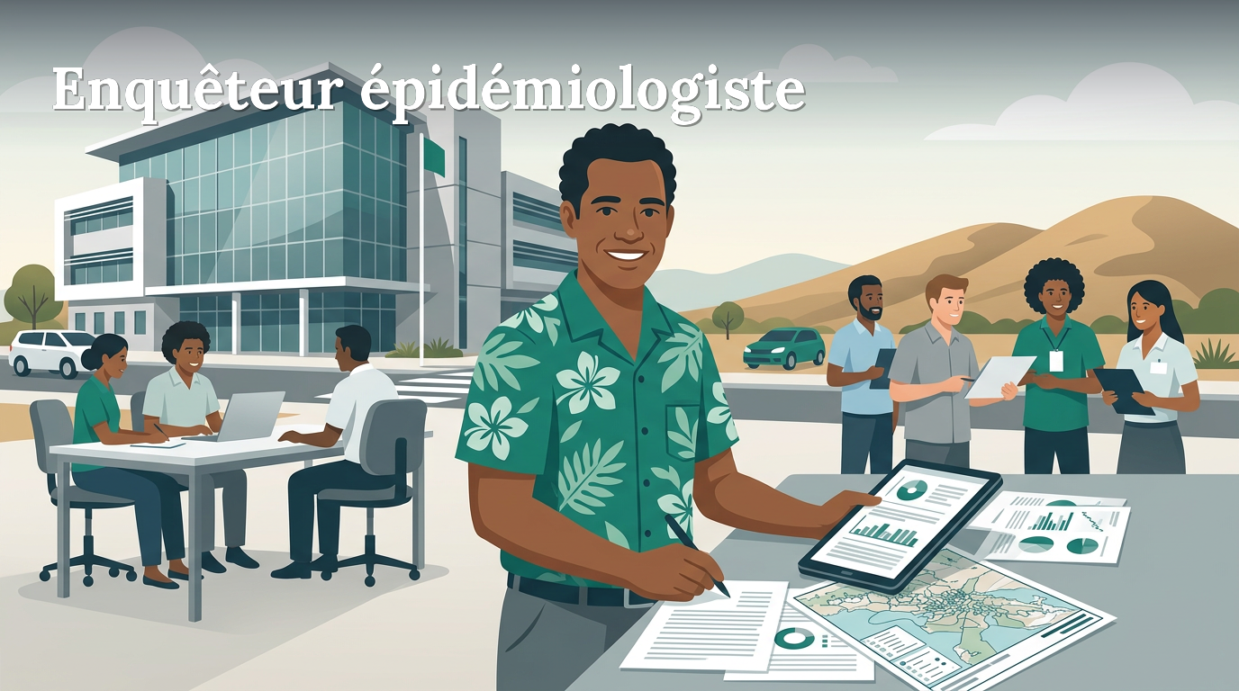 Illustration du poste : Enquêteur épidémiologiste
