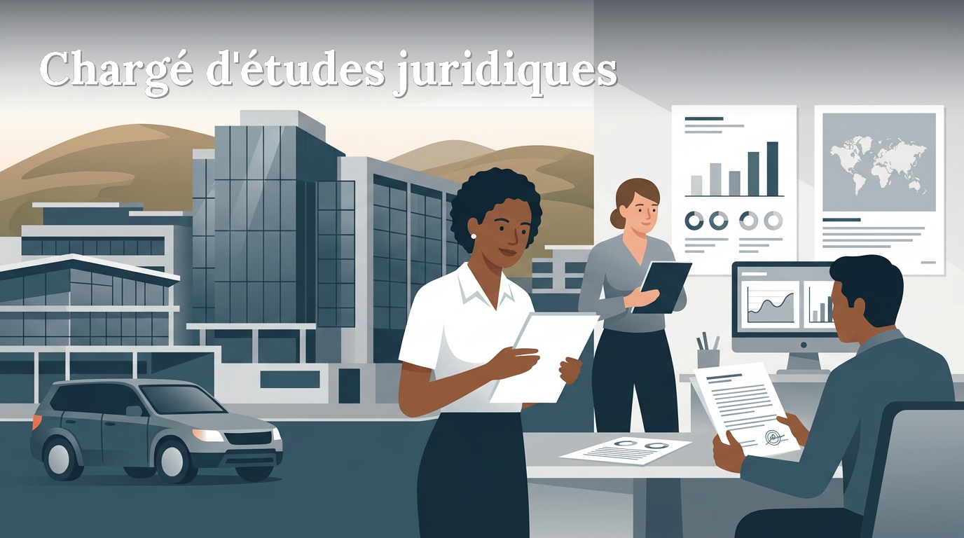 Illustration du poste : Chargé d'études juridiques