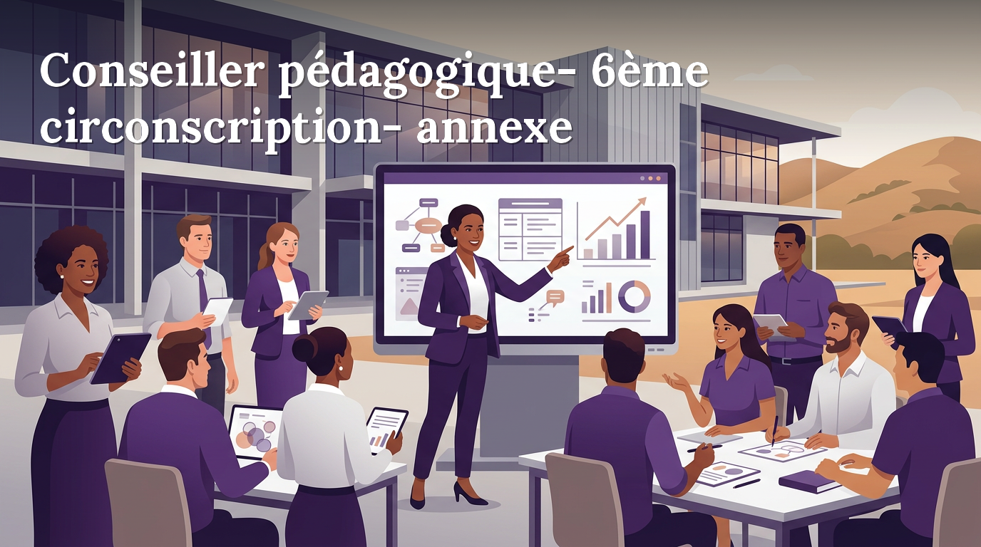 Illustration du poste : Conseiller(e) pédagogique- 6ème circonscription- annexe PAITA