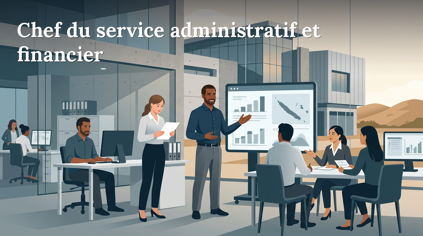 Illustration du poste : Chef du service administratif et financier