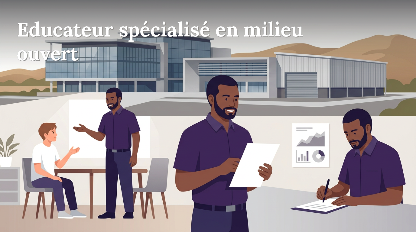 Illustration du poste : Educateur spécialisé en milieu ouvert - STEMOI