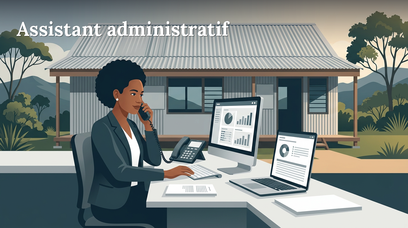 Illustration du poste : Assistant administratif