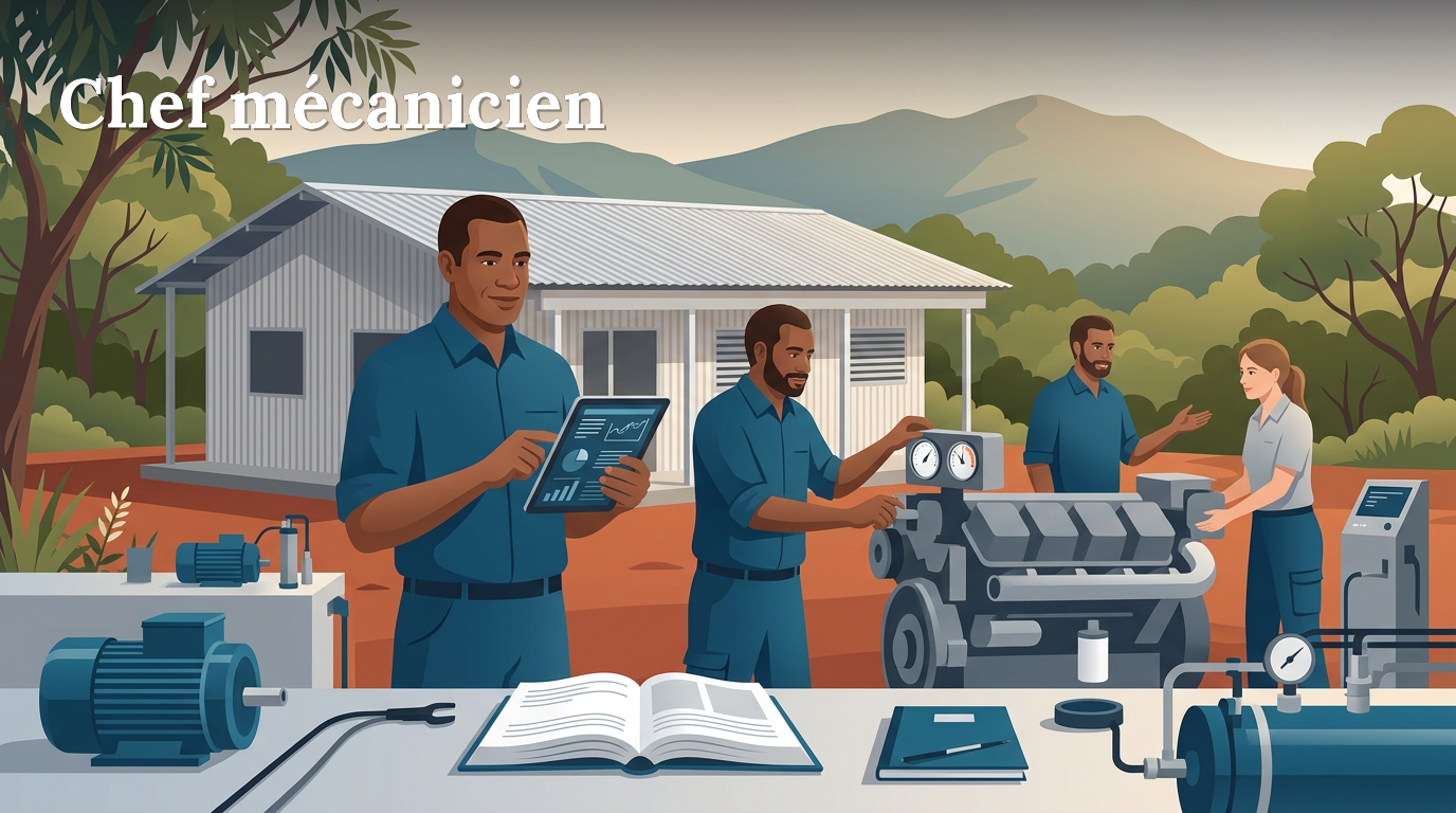 Illustration du poste : Chef mécanicien