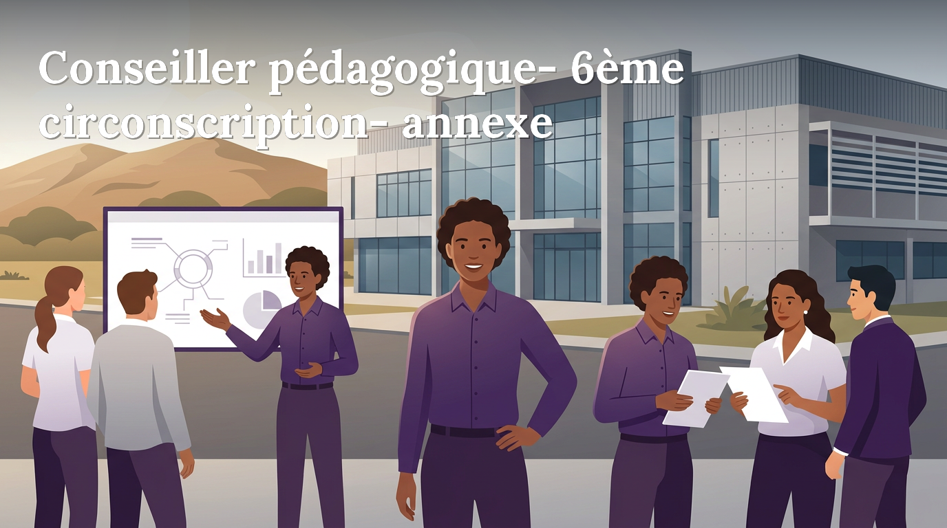Illustration du poste : Conseiller(e) pédagogique- 6ème circonscription- annexe PAITA