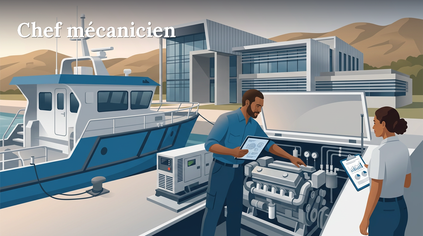 Illustration du poste : Chef mécanicien