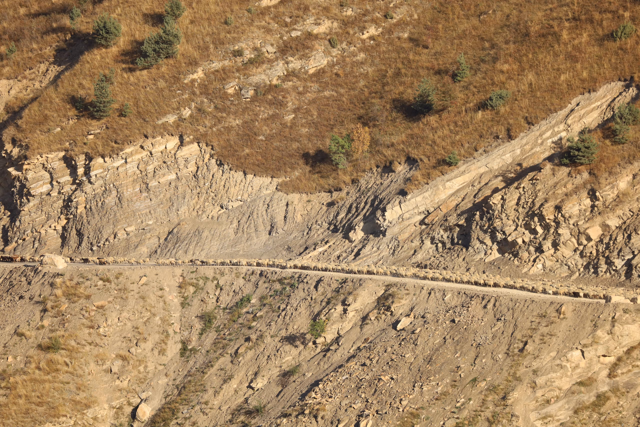 The Swiss approach to a shattered mountain: Measure it, then pave it