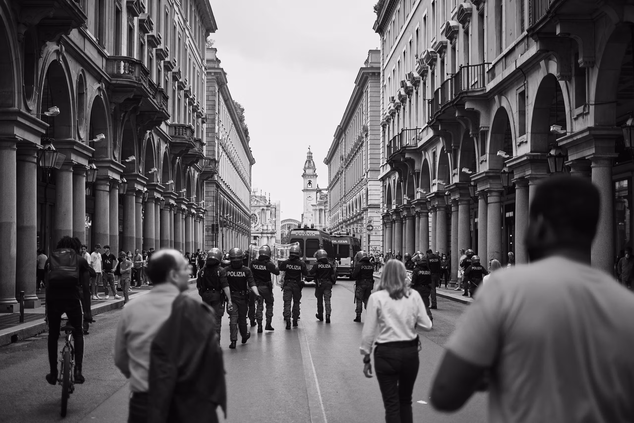 Rome’s uniforms make a simple demand: pay, pensions and respect