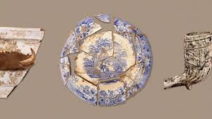 A large runestone with Viking-era carvings.