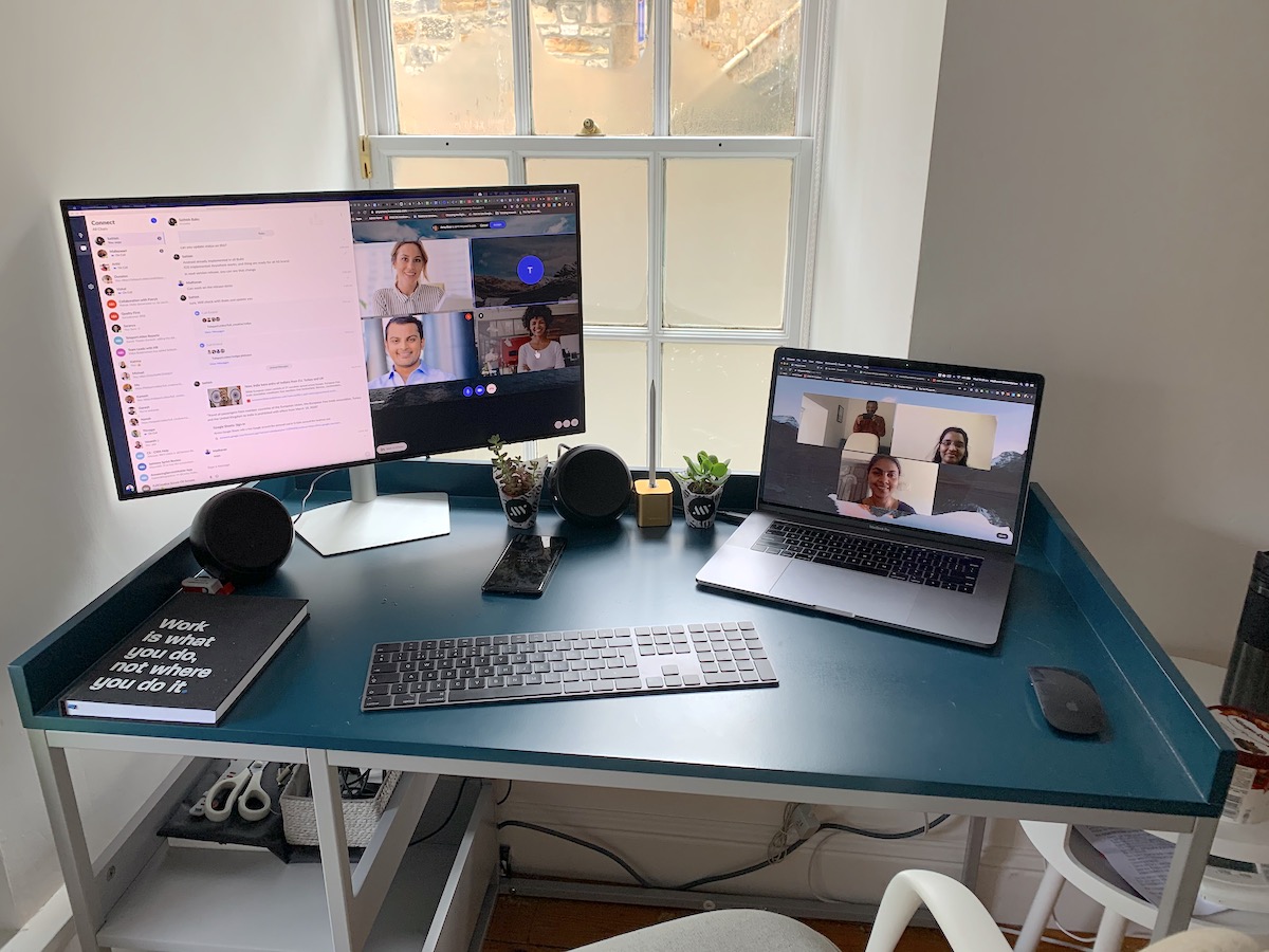 My productive work from home desk setup : r/Workspaces