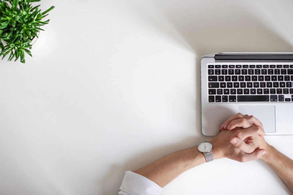 Man waiting for help from IT team working from home