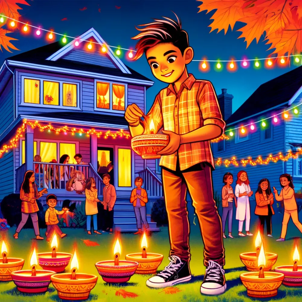 Aarav's Diwali in Toronto