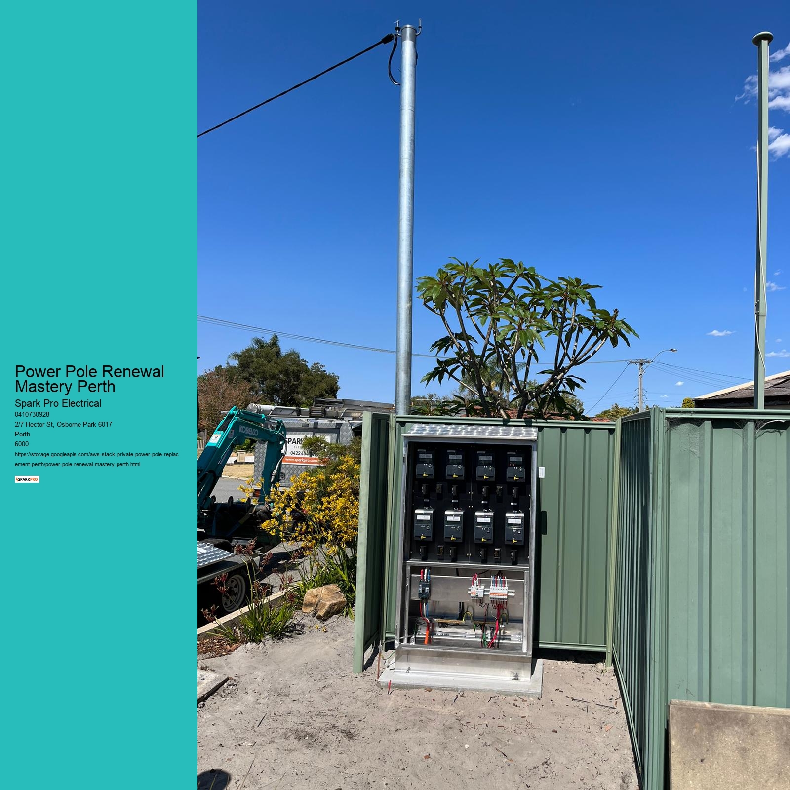 Elite Power Pole Replacement Services in Perth