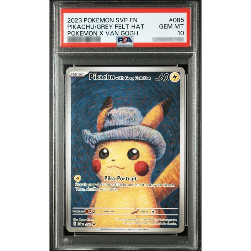 PSA10鑑定済〕Pikachu with Grey Felt Hat(ゴッホピカチュウ)【P】{085