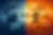 Silhouette of a sad person on a blue background with storm clouds and a brainstorm. The right side shows a running figure on an orange background with a light bulb, target, and mountain, suggesting progress.