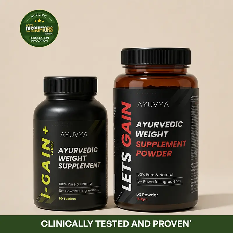 Ayuvya Lets Gain & i-Gain+ Weight Gain Combo