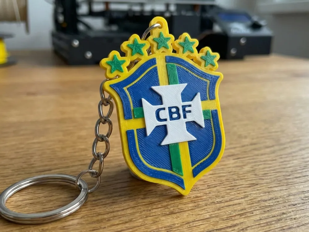 Chaveiro CBF escudo da seleção