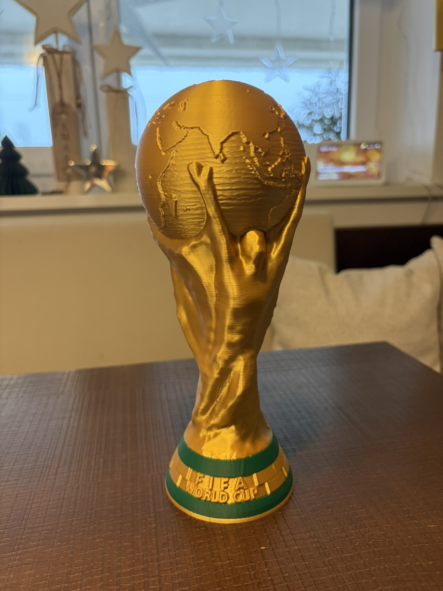 Troféu da Copa dourado