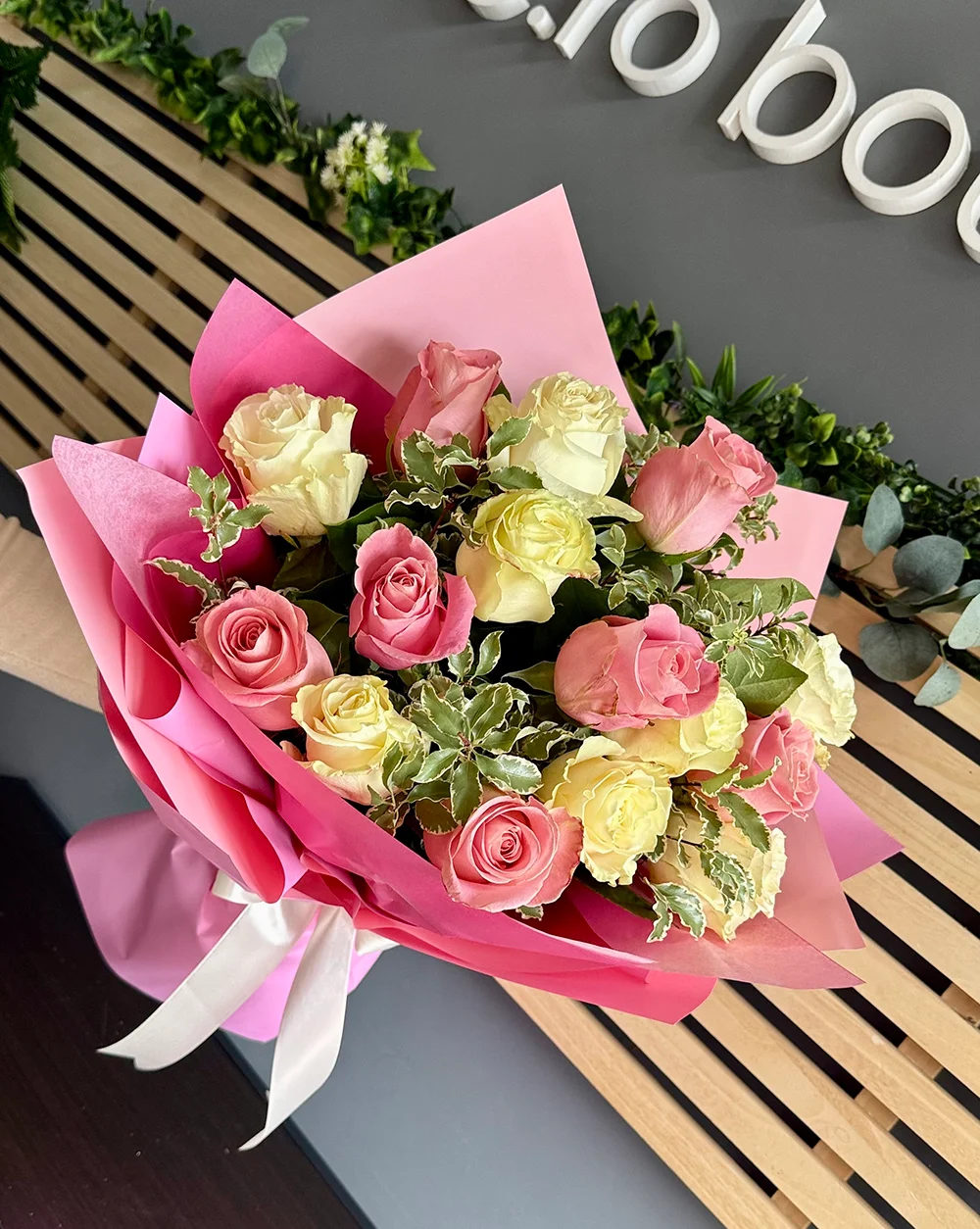 Buchet Trandafiri "Umbre Roz"