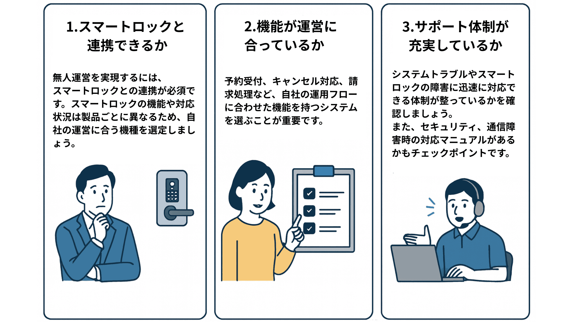 貸し会議室予約システムの選び方のポイント
