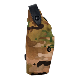 Brown Multicam Custom Holster with Security Attachment --Manufactured by Safariland