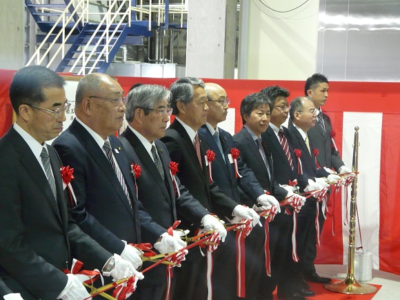 日本製紙石巻工場CNF量産設備竣工式・祝賀会