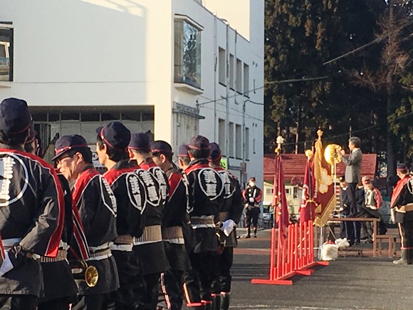 東松島市・美里町・大崎市・石巻市消防団出初式