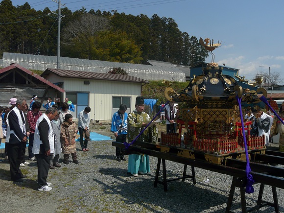 朝日山計仙麻神社神輿渡御