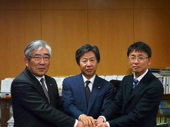 石巻市記者クラブにて