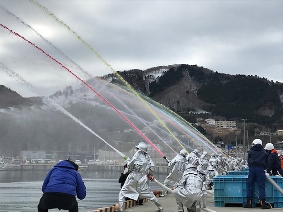 女川町消防出初式