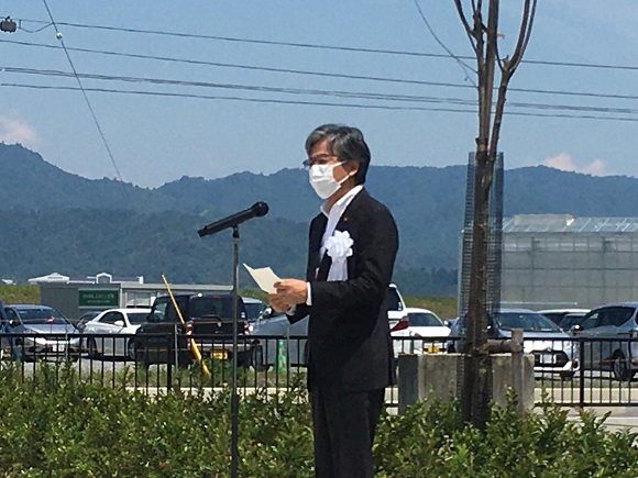 石巻市震災遺構大川小学校開場式典