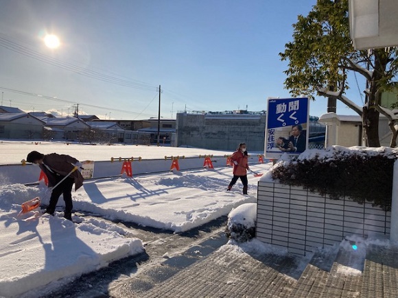 宮城県内で大雪