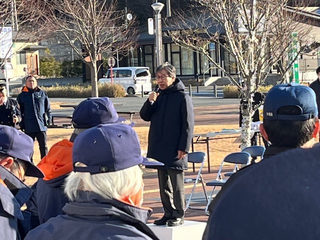 石巻市魚市場初競り・女川町出初式