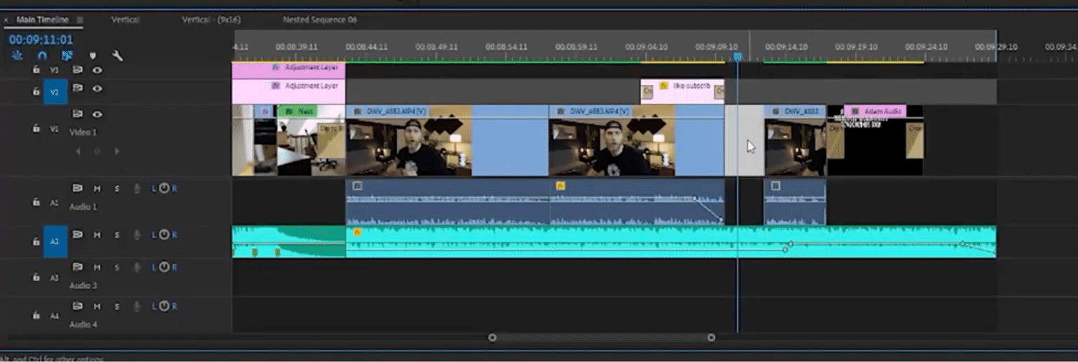 Ripple delete to help you edit faster