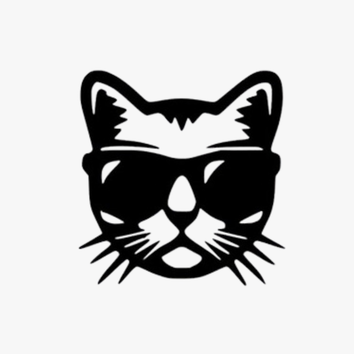 Quadro Decorativo De MDF - Modelo Gato - Tamanho Pequeno