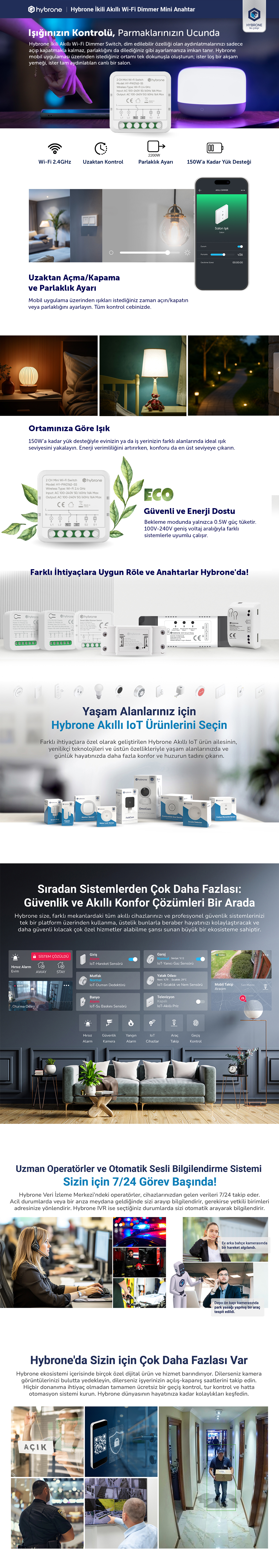 Hybrone Akıllı Wi-Fi 63A Sigorta