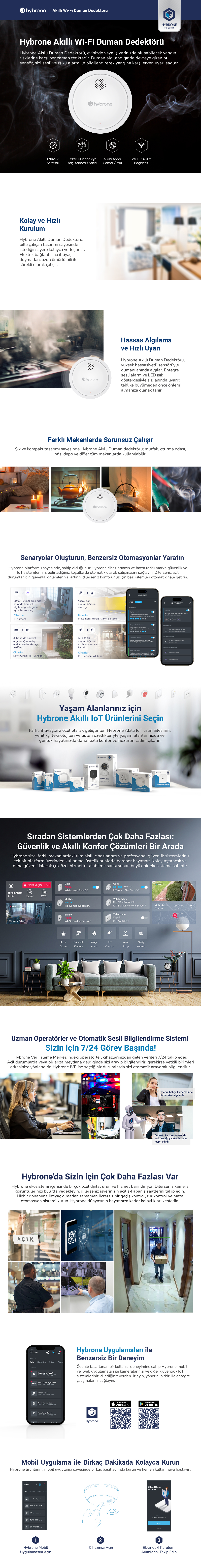 Hybrone Akıllı Wi-Fi 63A Sigorta